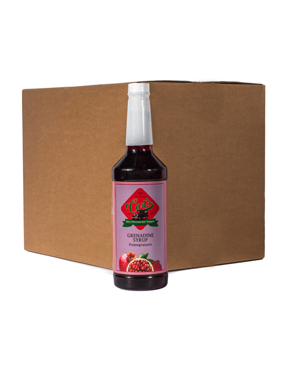 Grenadine Syrup By The Case Carl's Bar Supply