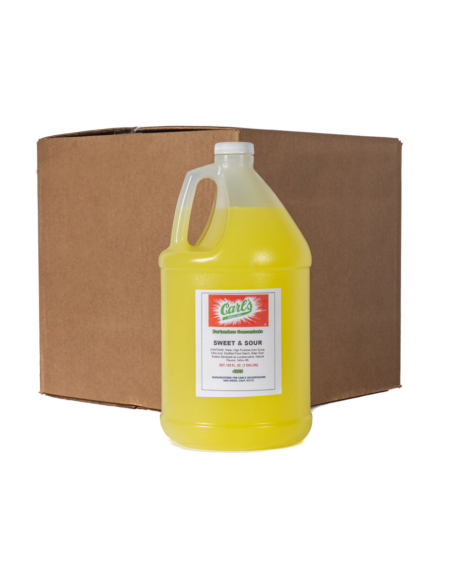 Carls Sweet & Sour 1GAL By The Case Carl's Bar Supply